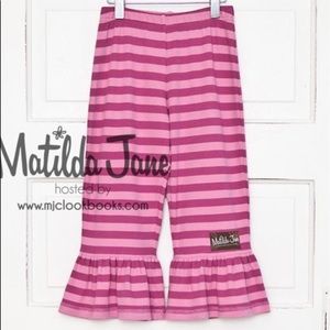 Matilda Jane Mauve Stripe Big Ruffles